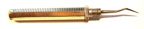 Art.SF371B, Zahnstocher, ca. 7 cm, Edelmetall, schraubbar, rostf Art.SF371B, Zahnstocher, ca. 7 cm, Edelmetall, schraubbar, rostf